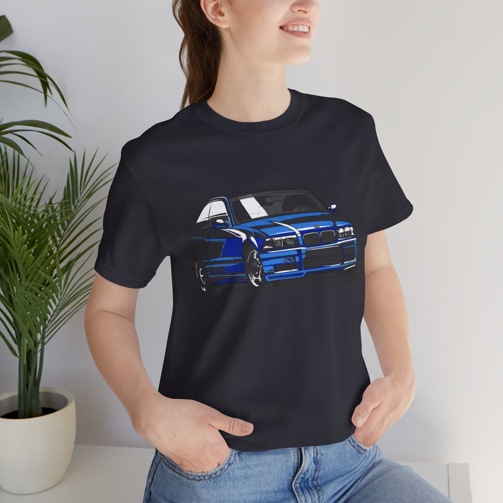BMW E36 Blue - Rough Color Sketch