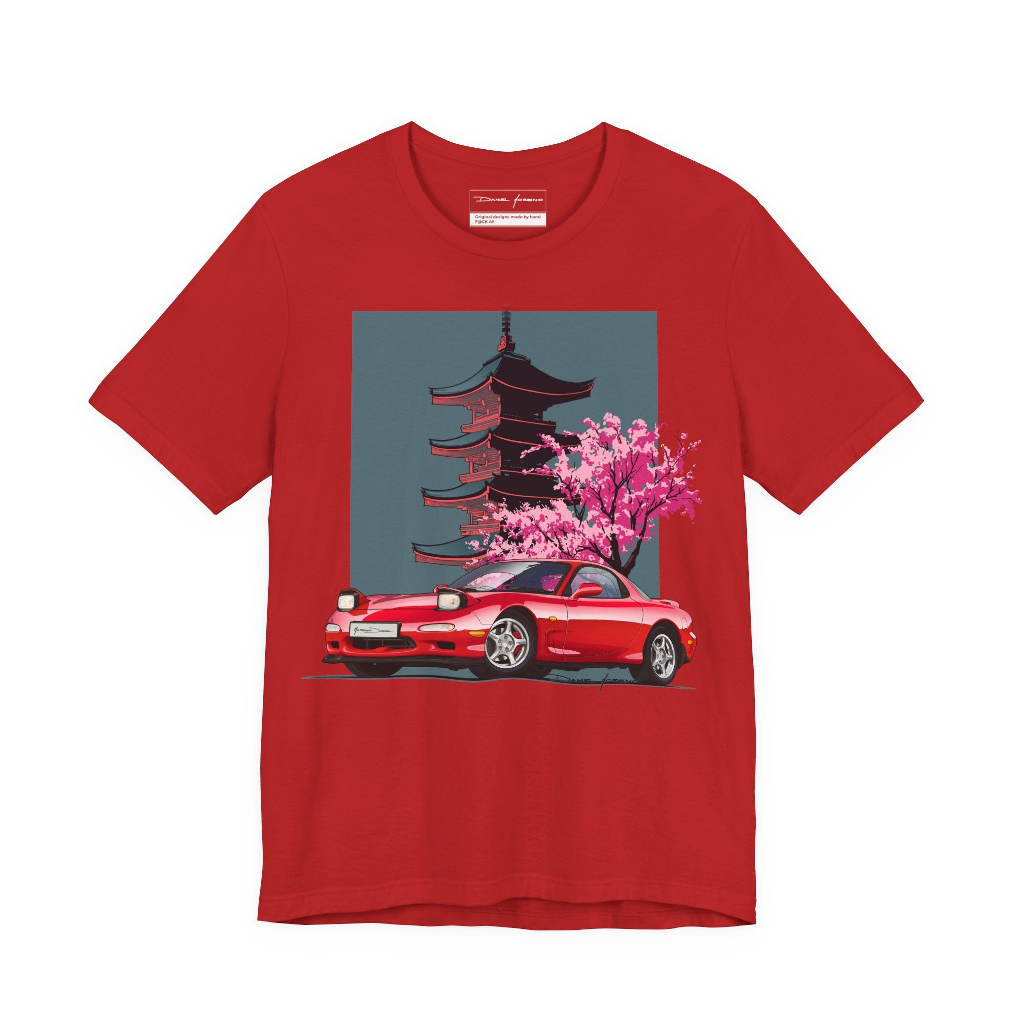 MAZDA RX7 - Detailed Color Illustration