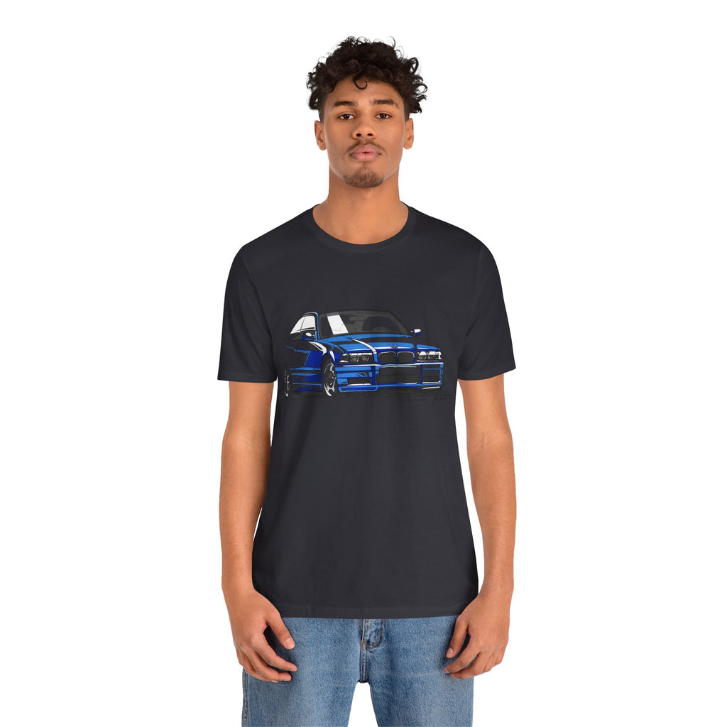 BMW E36 Blue - Rough Color Sketch