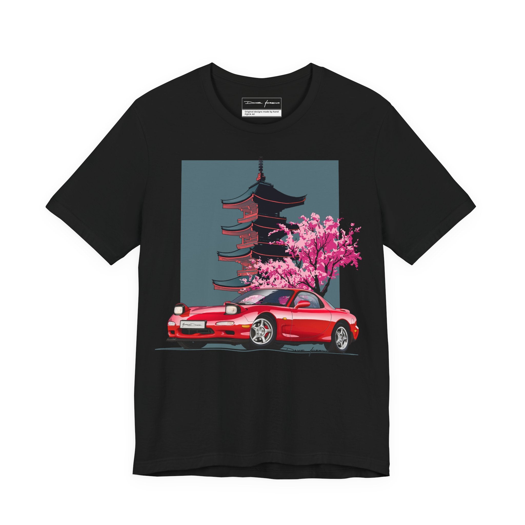 MAZDA RX7 - Detailed Color Illustration