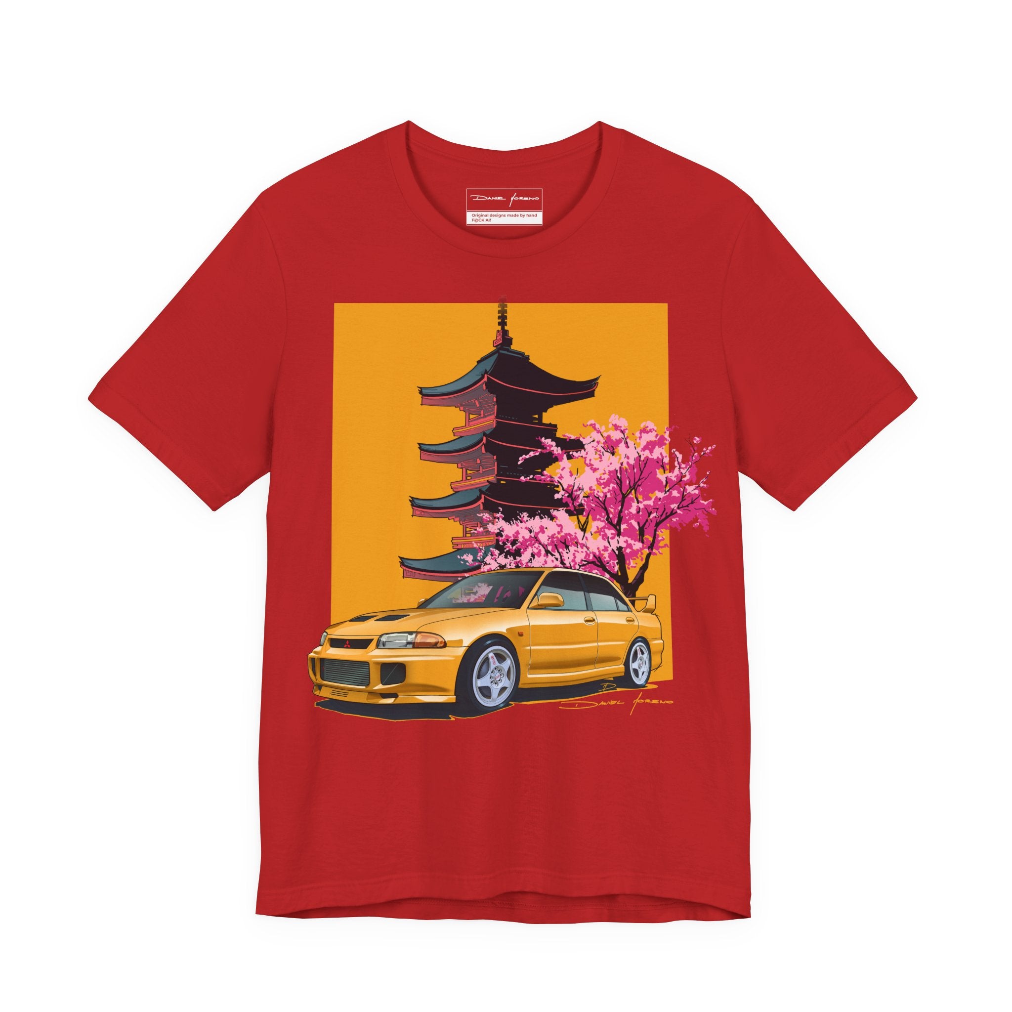 Mitsubishi Lancer EVO - Detailed Color Illustration